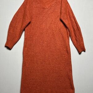 Future Collective Rust Knit Dress Women’s Size XL